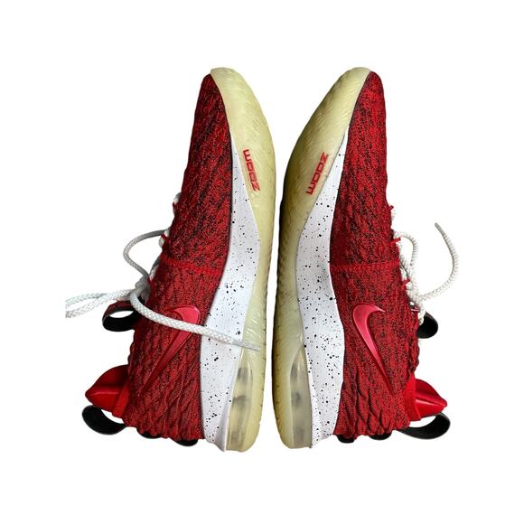 Nike LeBron 15 Low Mens University Red Basketball Shoes 2018 Size‎ 9 - Picture 4 of 7